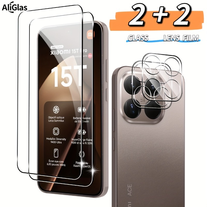 Photography Kit Xiaomi 15T Pro - 2 Pak Pelindung Layar Kaca Tempered
