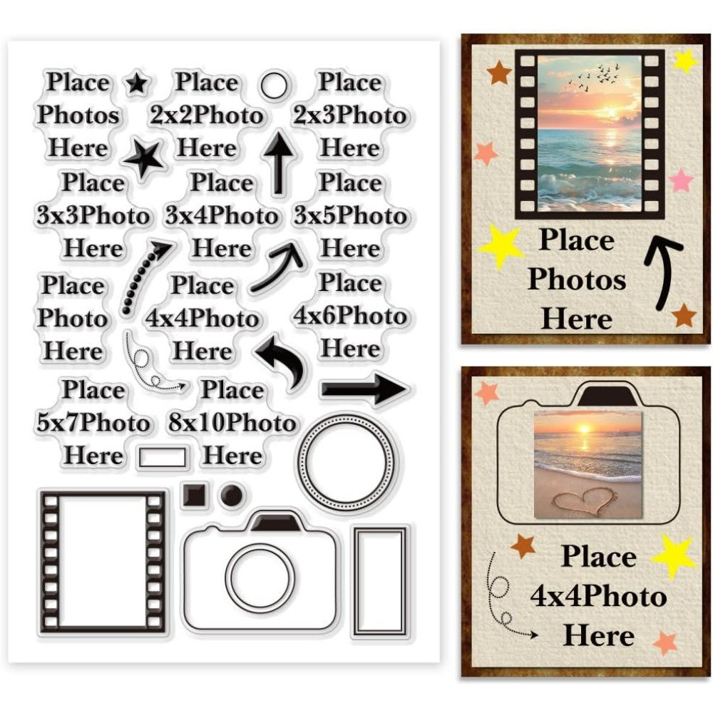 Photography Product - Tempatkan Foto Di Sini Stempel Bening