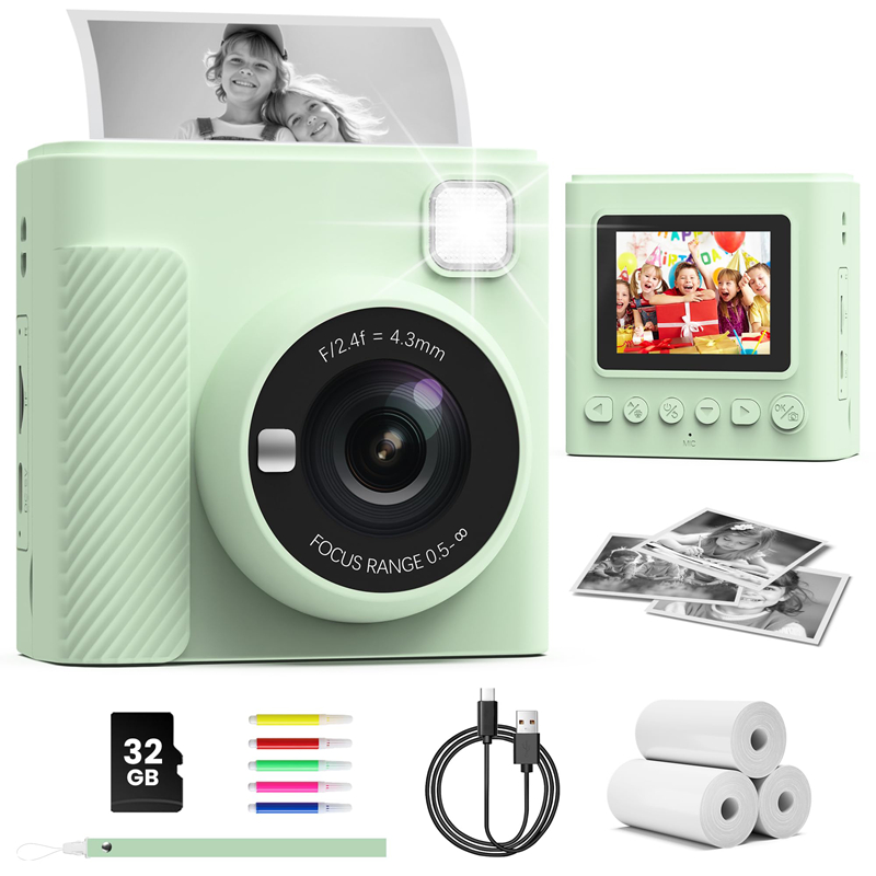 Photography And Videography - Kamera Instan Digital Portabel 1080P, Pencetakan