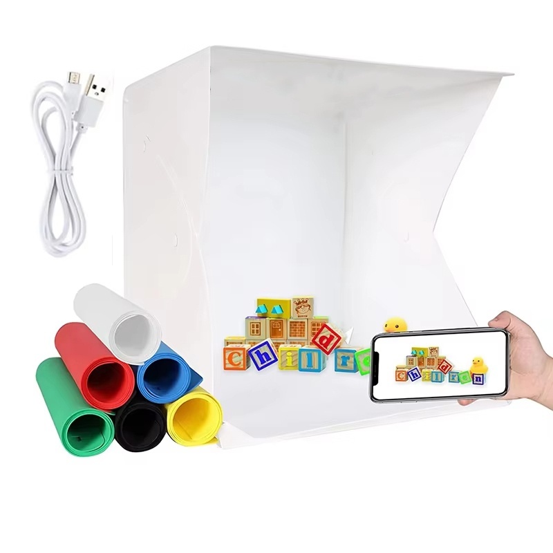 Photography Darkroom - Kotak Lampu Lipat Portabel untuk Fotografi,