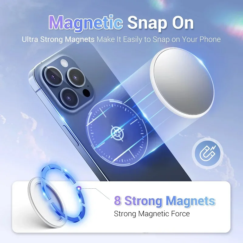 Photography Angles - MagSafe telepon magnetik belakang Selfie HD