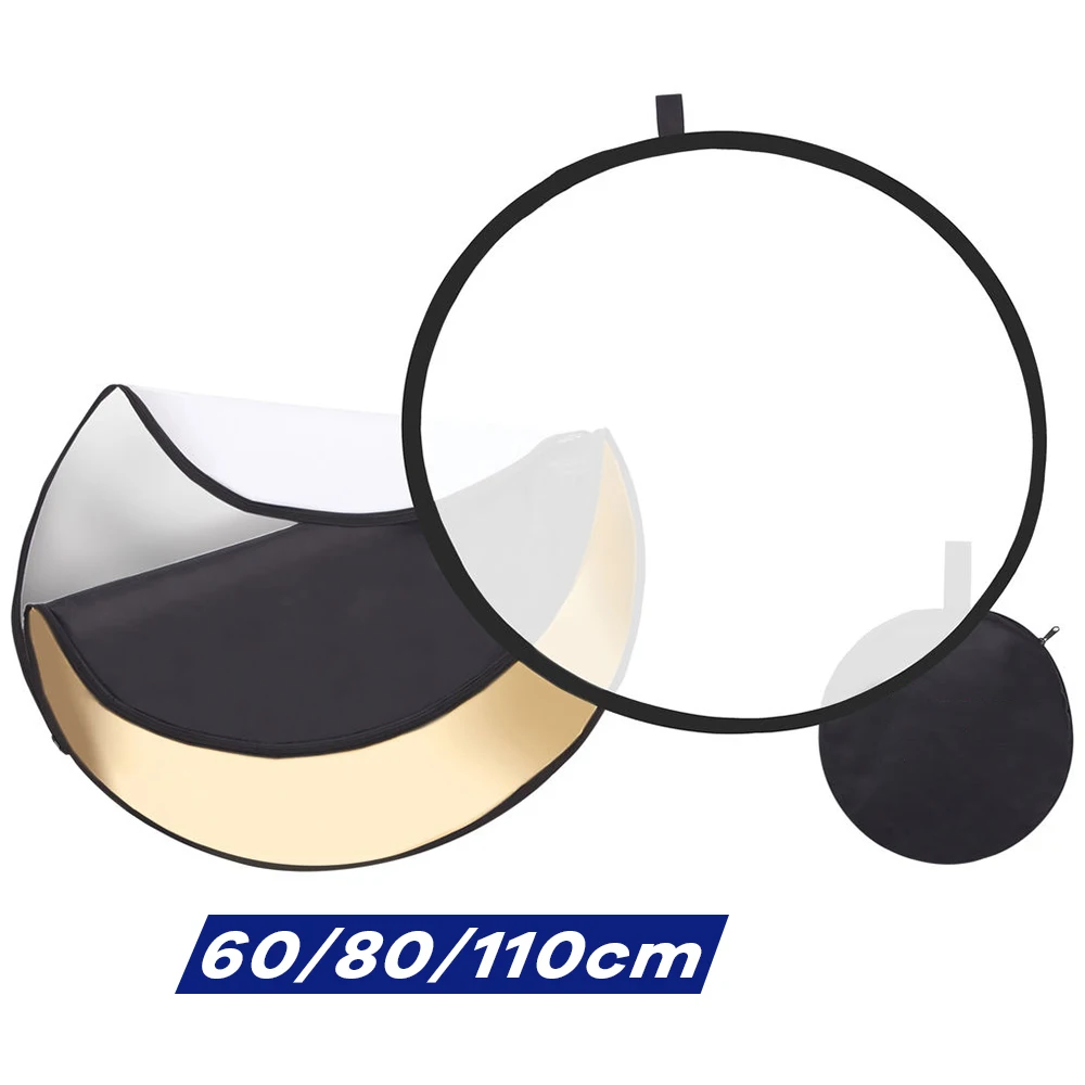 Photography Darkroom - 60/80/110cm 5-in-1 Diska reflektor bundar dapat