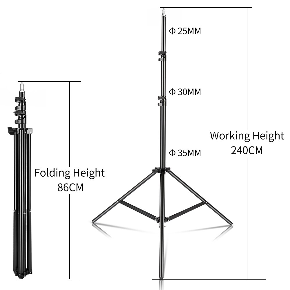 240CM/7.9FT 1/4 Sekrup Penyang - Photography Gear ulasan dan harga