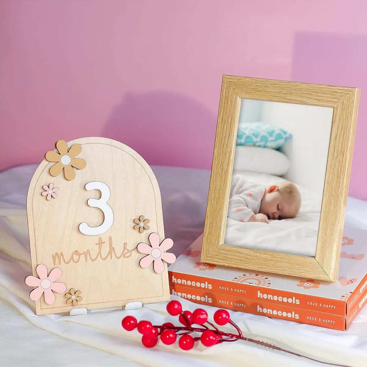 Kartu Tonggak Bulanan Bayi Kay - Photography Still Life ulasan dan harga