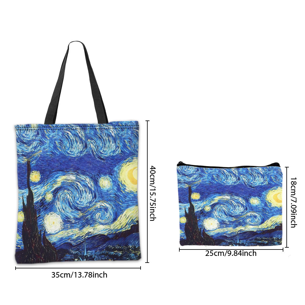 Tas Tote Seri Van Gogh Kantong - Photography Hobby ulasan dan harga