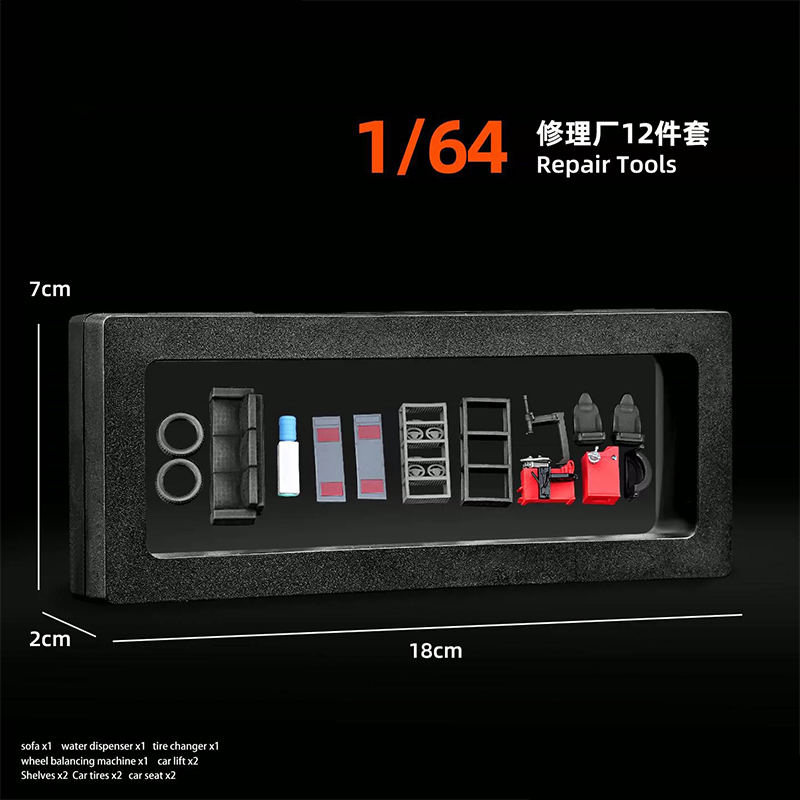 Set Properti Bengkel Mobil 1:6 - Photography Model ulasan dan harga