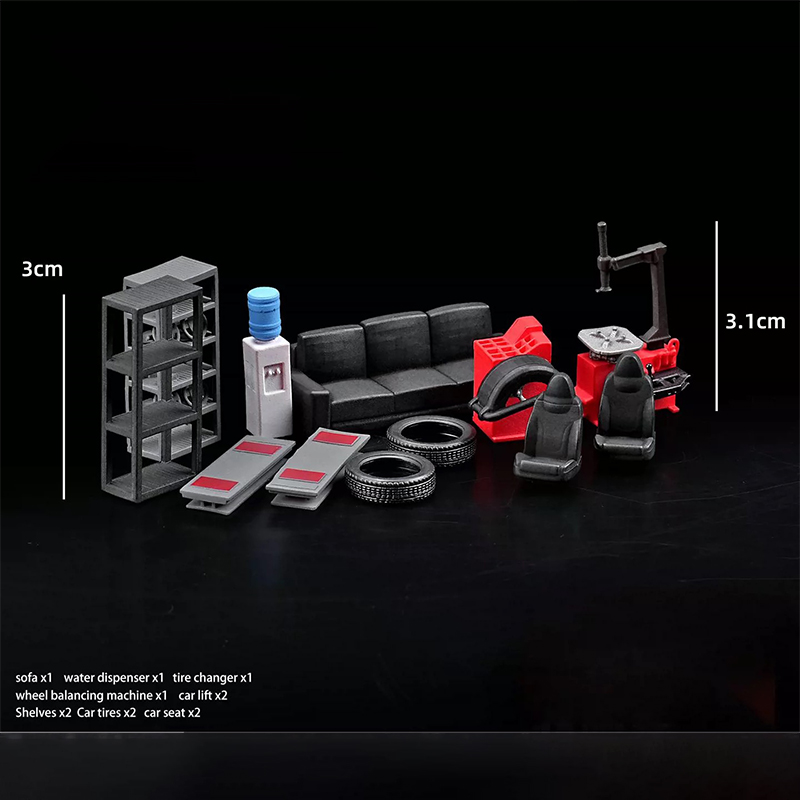 Set Properti Bengkel Mobil 1:6 - Photography Model ulasan dan harga