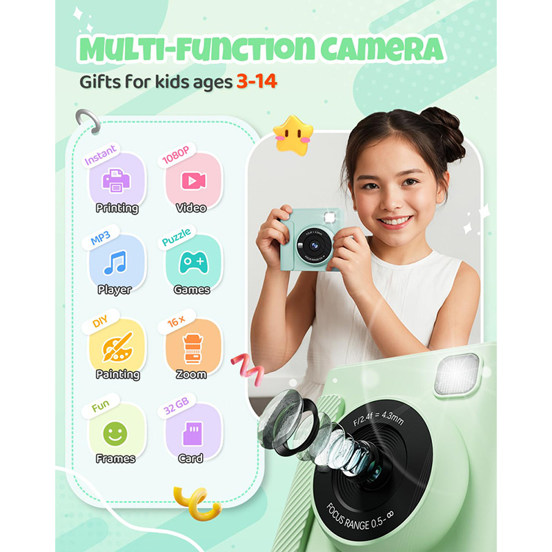 Kamera Instan Digital Portabel - Photography And Videography ulasan dan harga