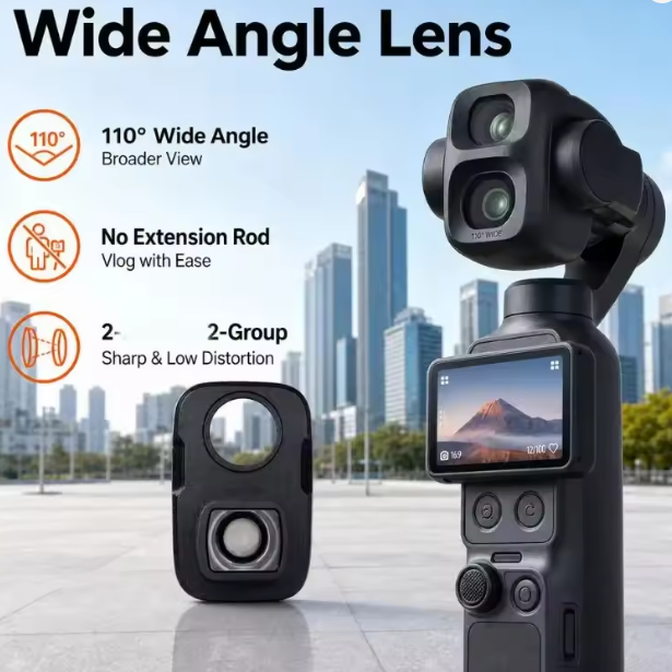 Untuk DJI Osmo Pocket 4P Lensa - Photography Angles ulasan dan harga