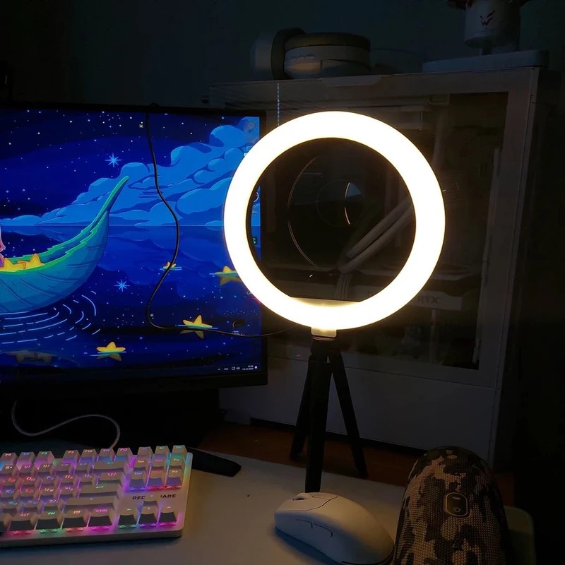 Ring Light Desiontal 26cm deng - Photography Darkroom ulasan dan harga