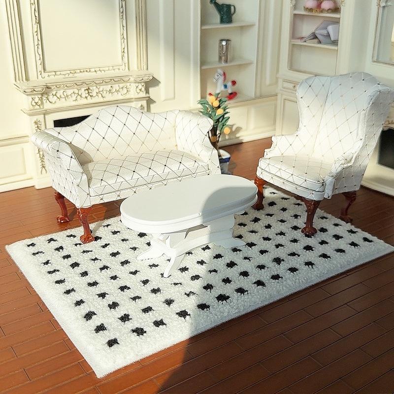 1: 12 Karpet Miniatur Rumah Bo - Photography Model ulasan dan harga