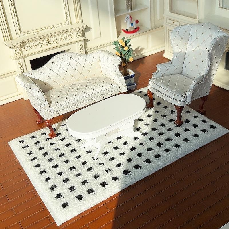 1: 12 Karpet Miniatur Rumah Bo - Photography Model ulasan dan harga