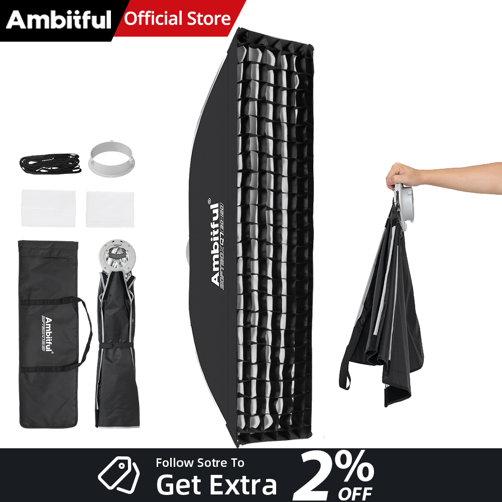 AMBITFUL Q7-II 30*120cm Bowens - Photography Darkroom ulasan dan harga