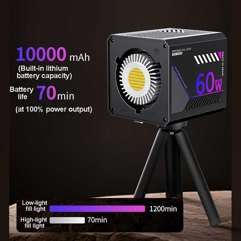 Lampu Video RGB 60W Portabel L - Photography Darkroom ulasan dan harga