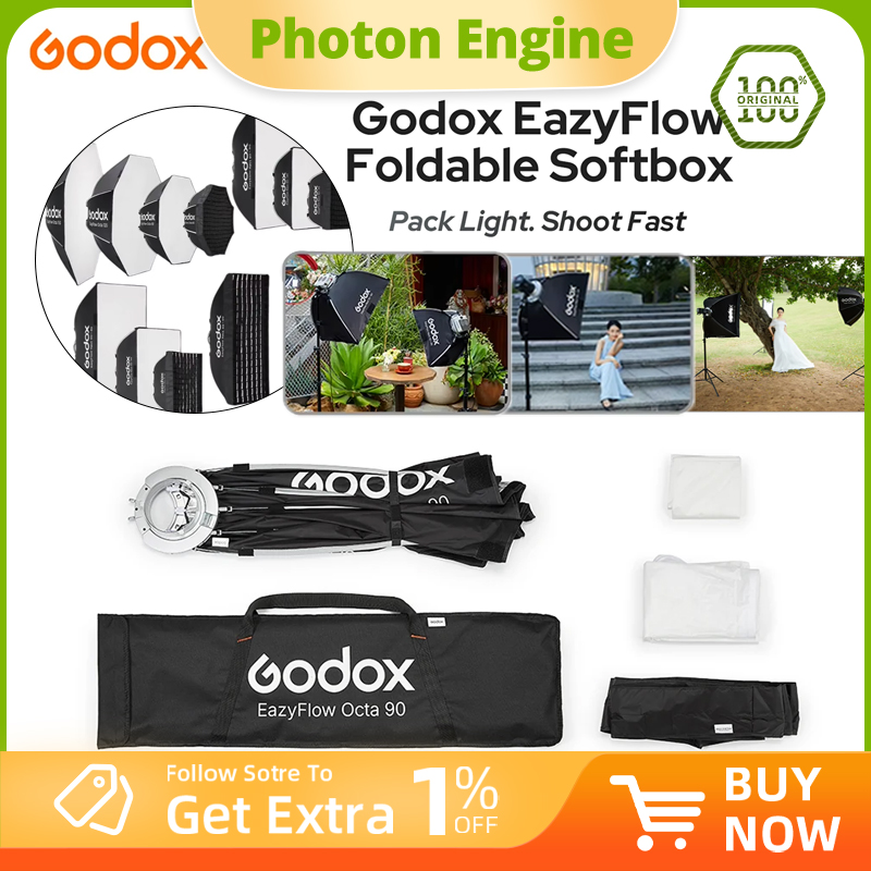 Godox EazyFlow seri Softbox Li - Photography Darkroom ulasan dan harga
