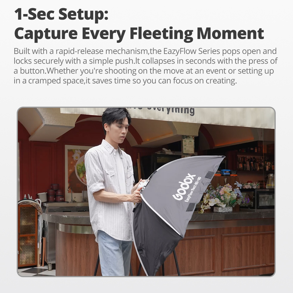 Godox EazyFlow seri Softbox Li - Photography Darkroom ulasan dan harga